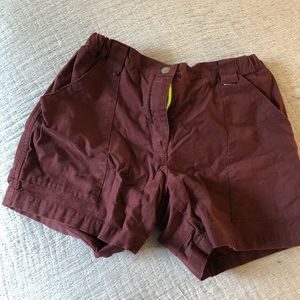 Chubbies 5 inch shorts. Maroon. Size Medium.